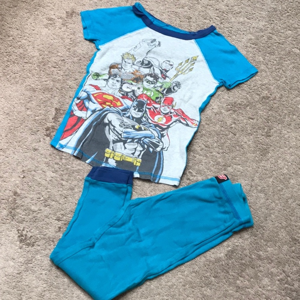 Character Kids' 2 piece Pajama Set, Justice League